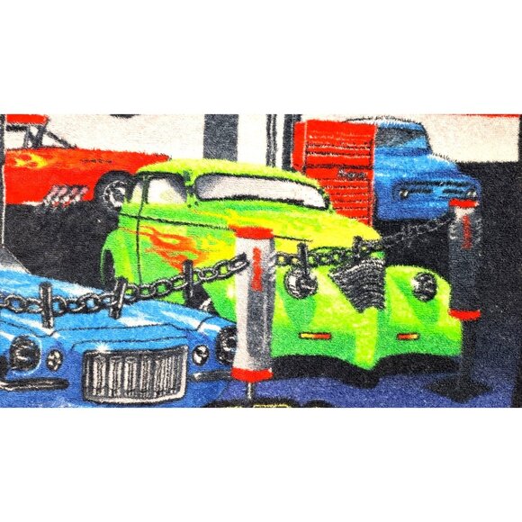 Vintage Snap-On Tools Hot Rods Beach Towel Classic Cars Garage Official Cotton - Picture 6 of 10